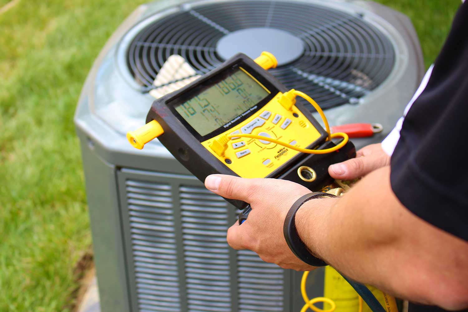 Fall service inspections by Heating and Air Conditioning professional
